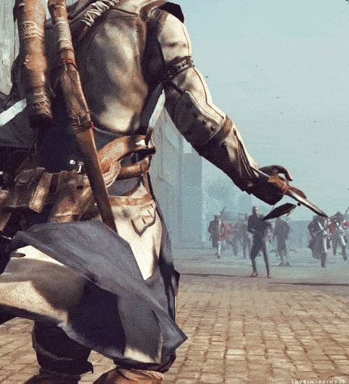 Gif игр. Коннор Кенуэй прыжок веры. Коннор Кенуэй клинок. Assassins Creed 3 Connor Kenway прыжок веры. Коннор Кенуэй мемы.