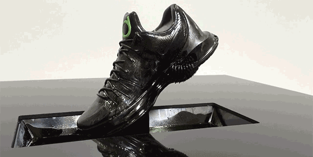 GIF ferrofluid nike shoe - animated GIF on GIFER - by Hutius