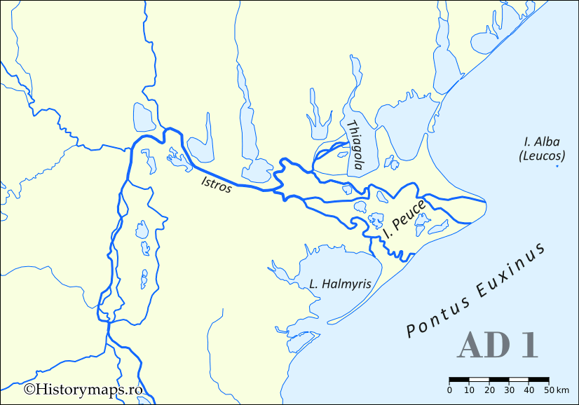 Карта устье дуная