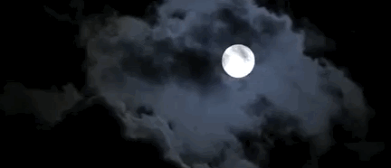 Clouds Moon Sticker - Clouds Moon Transparent - Discover & Share GIFs