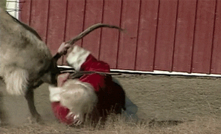 гифка санта Christmas Fail фейл гиф картинка скачать анимированный