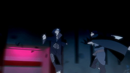Itachi vs Sasuke? animated gif