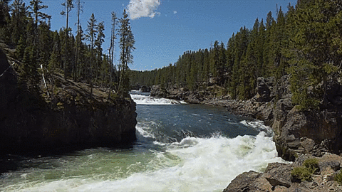 Yellowstone fluss river GIF on GIFER - by Ianrne