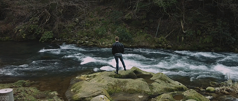 Жестокий ручей (2004). Анимированная река. Бурлящая река. Текущая река. Песня жизнь бежит течет