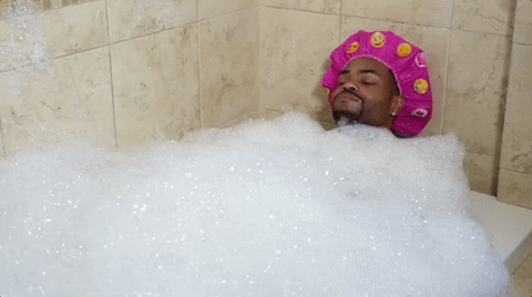 Bubble bath fun