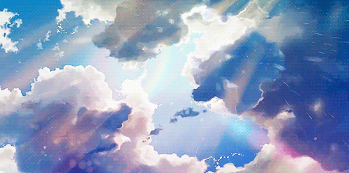 Clouds Anime GIF  Clouds Anime Sun  Discover  Share GIFs