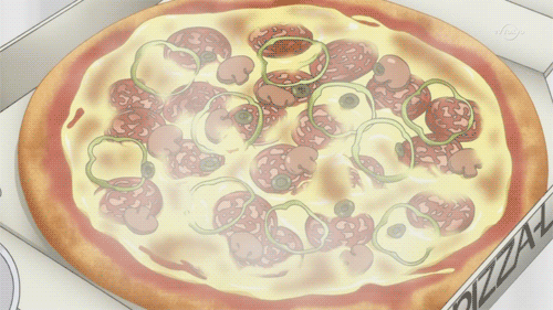 Oishiidesu  Anime Food  Pizza  Kimi no Na wa