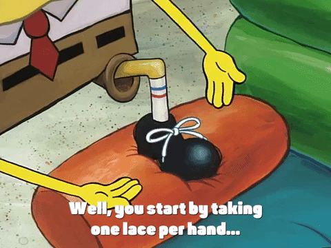 Your Shoes Untied Spongebob Gifs