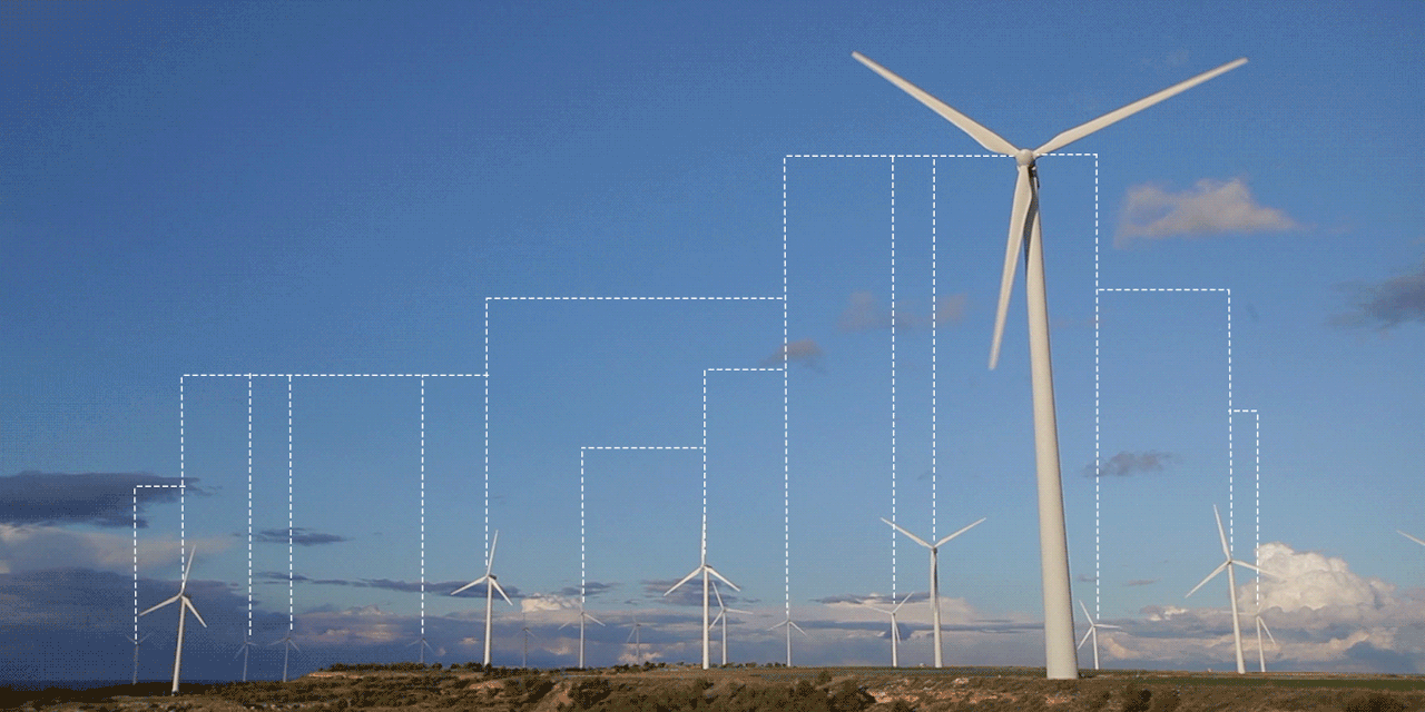 Renewable energy wind turbine big data GIF on GIFER - by Tujin