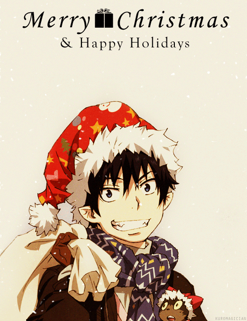 Christmas anime gif