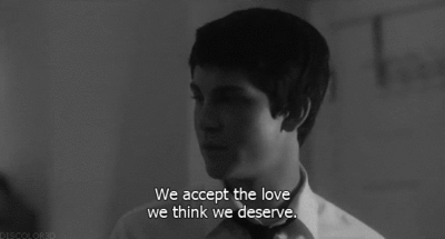 GIF black and white sad perks of being a wallflower - animated GIF on GIFER  - by Rexterror