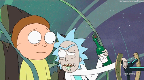 Rick And Morty Drunk Rick Sanchez GIF