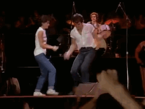 Image result for MAKE GIFS MOTION IMAGES OF BRUCE SPRINGSTEEN DANCING IN THE DARK