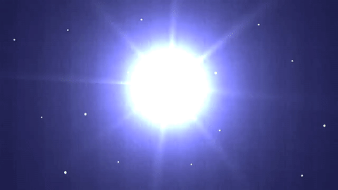 animated sun rays flash