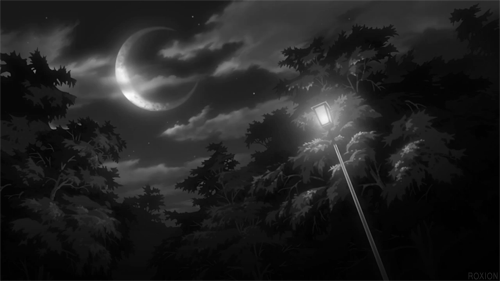 Anime moon dark anime GIF on GIFER - by Ygglv