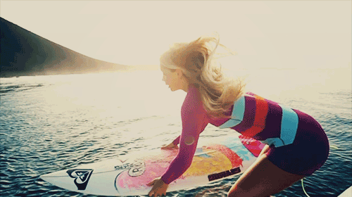 Girl Beach Ocean On Er By Johelm 