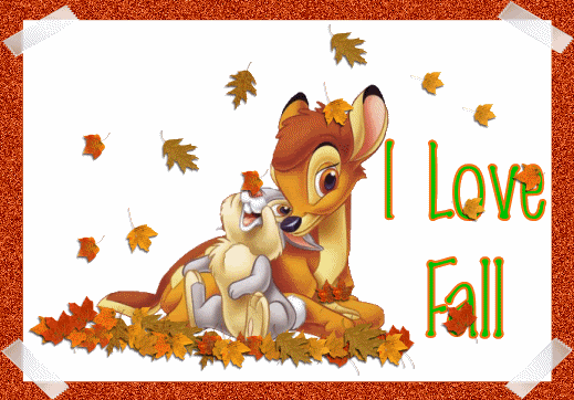 Fall gif. Осенний Зайка гифка. Зайка осень гифки. I Love Fall. Picture of Fall, animation.
