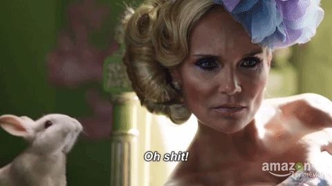 American gods easter oh shit GIF - Find on GIFER