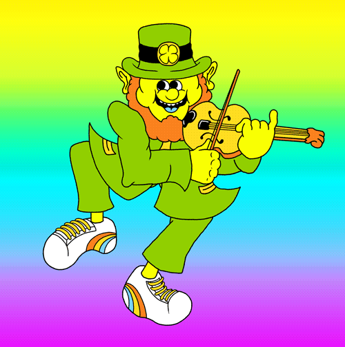 St patricks day leprechaun happy saint patricks day gif find on gifer