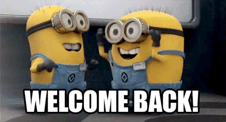 Welcome back welcome minions GIF - Find on GIFER