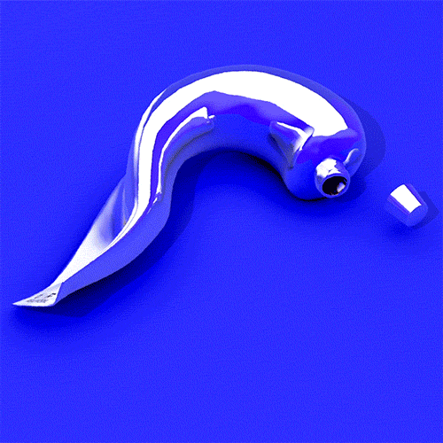 Plastic toothpaste worm GIF Find on GIFER