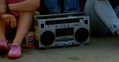 Image result for popular boombox ad 1980s gif
