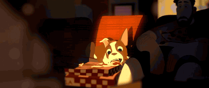 GIF cute disney pizza - animated GIF on 