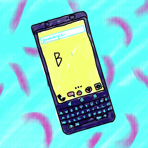 Bbm text me blackberry GIF - Find on GIFER