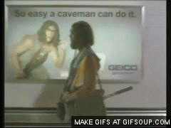 GIF geico caveman - animated GIF on GIFER