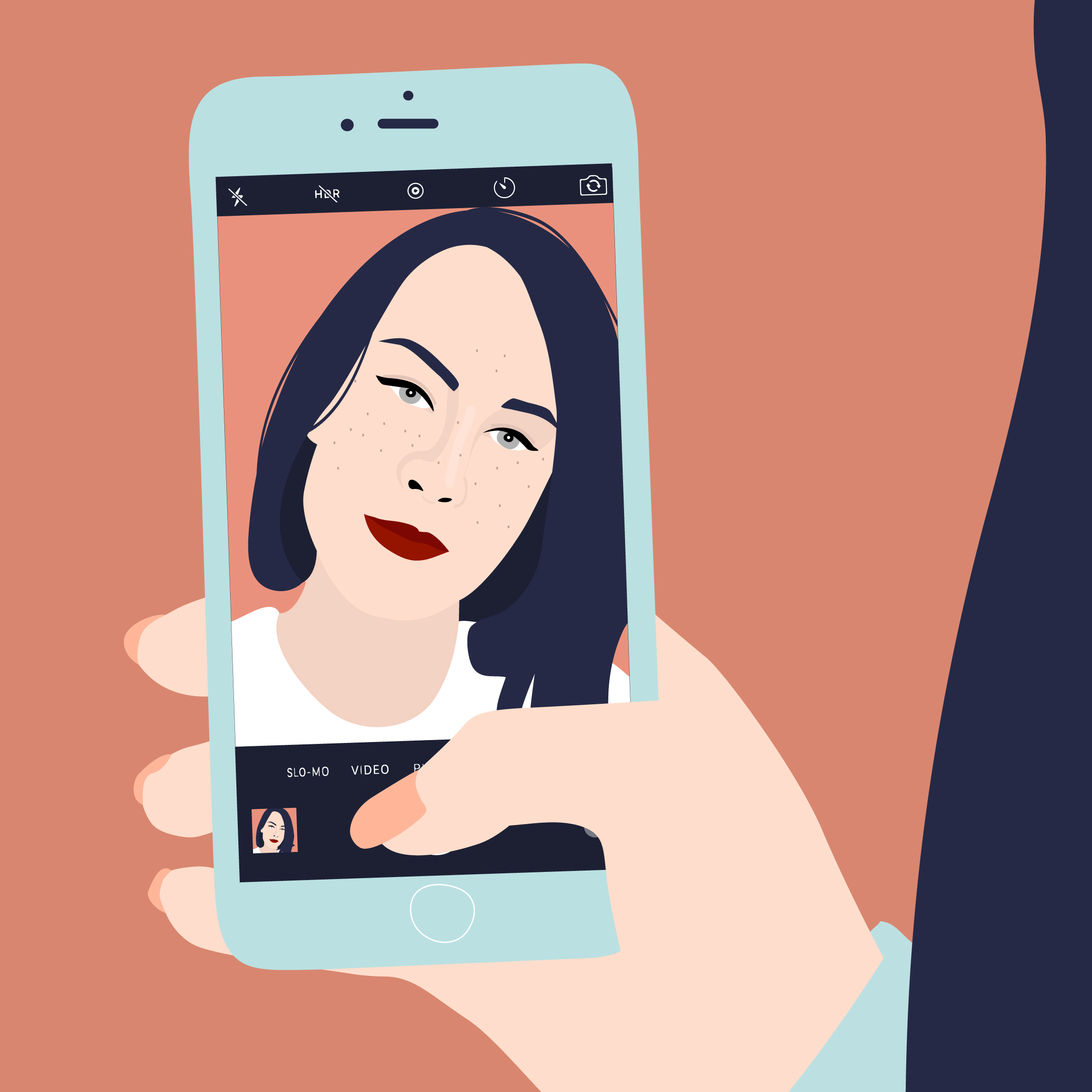 Selfie art GIF on GIFER - by Vikasa