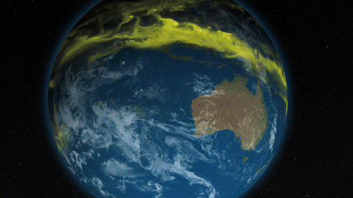 Resultado de imagen para capa de ozono gif