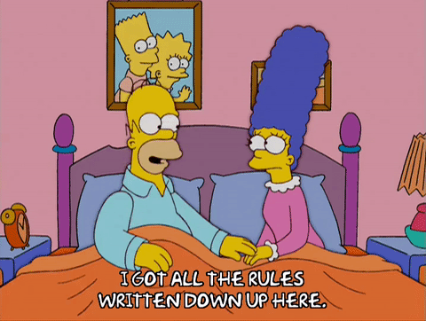 Rules homer simpson GIF - Find on GIFER