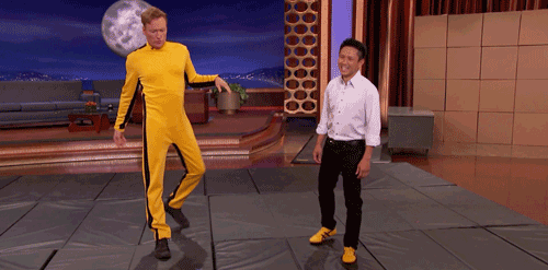 Gif Warm Up Stretching Conan Obrien Animated Gif On Gifer