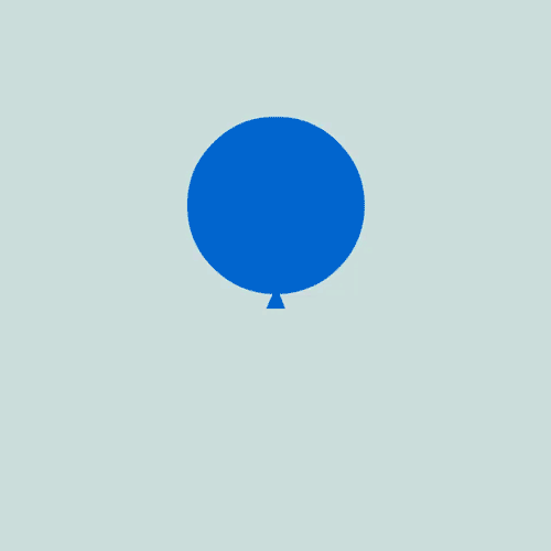 Image result for blue balloon popping gif