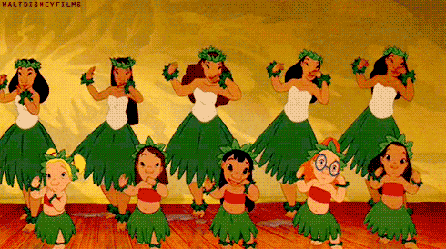 3d hula dancer gif