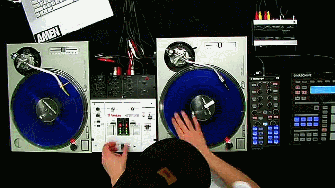 GIF hip hop technics djing animated GIF on GIFER