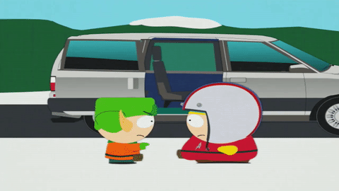 On this animated GIF: minivan eric cartman kyle broflovski Dimensions: 480x...