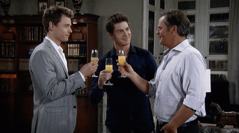GIF ching ching champagne general hospital - animated GIF on GIFER