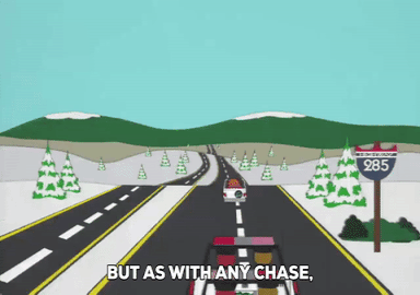 police car chase gif