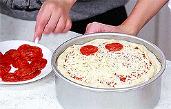 Pizza cake nerdy nummies food porn GIF - Encontrar en GIFER