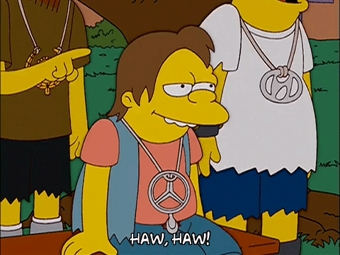 Nelson muntz episode 11 season 14 GIF - Find on GIFER