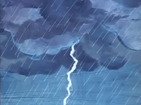 Rain thunder GIF - Find on GIFER
