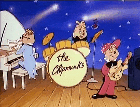 Anos 1980 anos 80 alvin and the chipmunks GIF en GIFER - de Taujinn