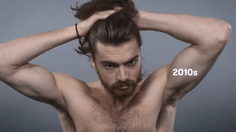 GIF evolution hair men - animated GIF on GIFER