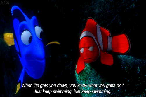 Gif Finding Nemo Just Keep Swimming Dory Animated Gif On Gifer By Nightfont