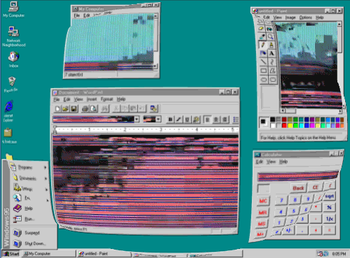 vaporwave windows theme