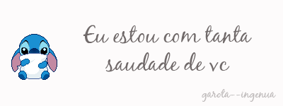 Gif Saudade Stitch Amor Gif Animado En Gifer