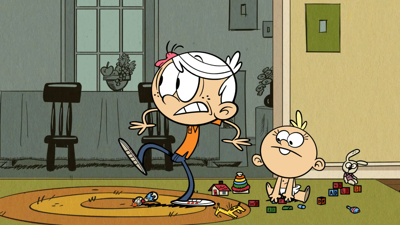 The loud house animation baby GIF.