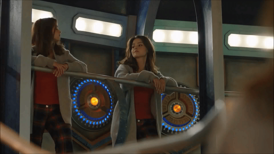 Image result for clara oswald we had to share a room gif