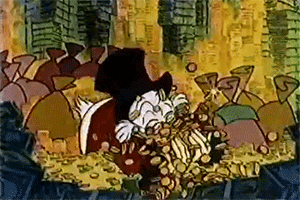 Scrooge mcduck GIF - Find on GIFER